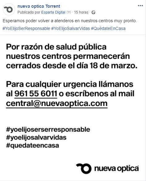 Comunicación durante la crisis del coronavirus